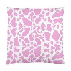 White Pink Cow Print Standard Cushion Case (one Side) by LoolyElzayat