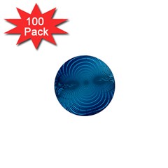 Background Brush Particles Wave 1  Mini Magnets (100 Pack)  by Sapixe