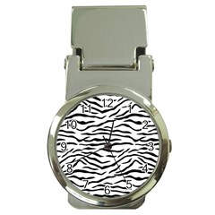 Black And White Tiger Stripes Money Clip Watches