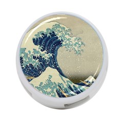 The Classic Japanese Great Wave Off Kanagawa By Hokusai 4-port Usb Hub (two Sides)  by PodArtist