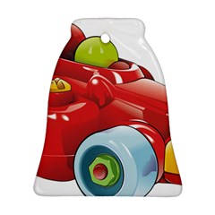 Car Vehicle Racing Car Formula Bell Ornament (two Sides) by Sapixe