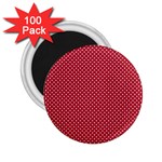 USA Flag White Stars on Flag Red 2.25  Magnets (100 pack)  Front