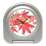 Leaves Maple Branch Autumn Fall Travel Alarm Clocks