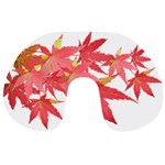 Leaves Maple Branch Autumn Fall Travel Neck Pillows