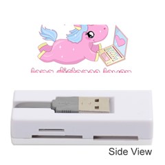 Long Distance Lover - Cute Unicorn Memory Card Reader (stick)  by Valentinaart