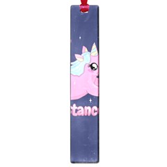 Long Distance Lover - Cute Unicorn Large Book Marks by Valentinaart