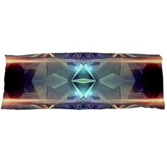 Abstract Glow Kaleidoscopic Light Body Pillow Case (dakimakura) by Sapixe