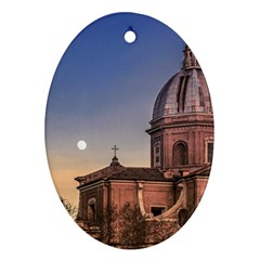 San Giovanni Battista Dei Fiorentini Church, Rome, Italy Oval Ornament (two Sides) by dflcprints