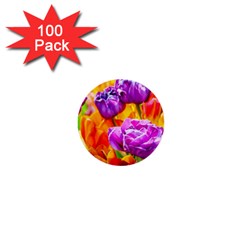 Tulip Flowers 1  Mini Buttons (100 Pack)  by FunnyCow