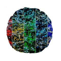 Abstract Of Colorful Water Standard 15  Premium Round Cushions by FunnyCow