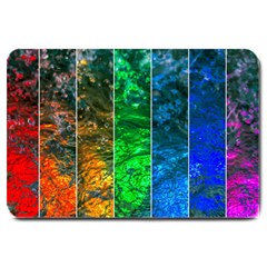 Rainbow Of Water Large Doormat  by FunnyCow