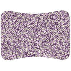 Ditsy Floral Pattern Velour Seat Head Rest Cushion by dflcprints