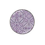 Colorful Intricate Tribal Pattern Hat Clip Ball Marker