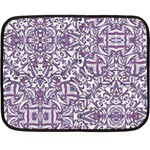 Colorful Intricate Tribal Pattern Double Sided Fleece Blanket (Mini) 