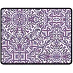 Colorful Intricate Tribal Pattern Fleece Blanket (Medium) 