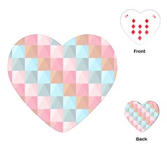 Abstract Pattern Background Pastel Playing Cards (heart) 