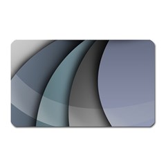 Abstract Background Abstraction Magnet (rectangular)