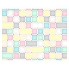 Background Abstract Pastels Square Double Sided Flano Blanket (medium)  by Nexatart