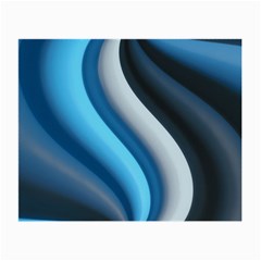 Abstract Pattern Lines Wave Small Glasses Cloth