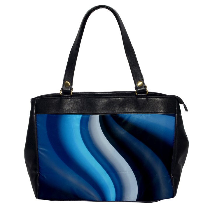 Abstract Pattern Lines Wave Office Handbags