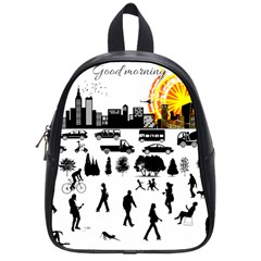 Good Morning, City School Bag (small) by FunnyCow