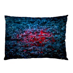 Water Color Red Pillow Case by FunnyCow