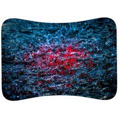 Water Color Red Velour Seat Head Rest Cushion by FunnyCow