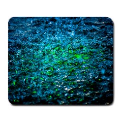 Water Color Green Large Mousepads by FunnyCow