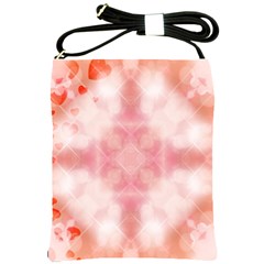 Heart Background Wallpaper Love Shoulder Sling Bags by Nexatart