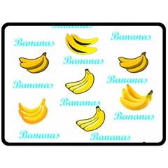 Bananas Fleece Blanket (large)  by cypryanus