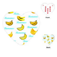 Bananas Playing Cards (heart)  by cypryanus