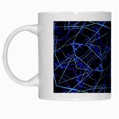 Galaxy Linear Pattern White Mugs by dflcprints