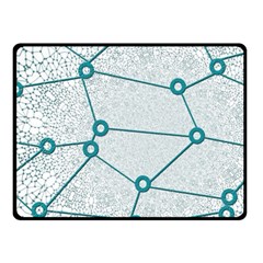 Network Social Abstract Fleece Blanket (small)