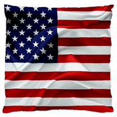 American Usa Flag Standard Flano Cushion Case (two Sides) by FunnyCow