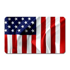 American Usa Flag Vertical Magnet (rectangular) by FunnyCow