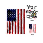 American Usa Flag Vertical Playing Cards 54 (Mini)  Back