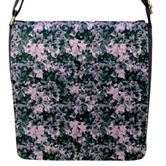 Floral Collage Pattern Flap Messenger Bag (s) by dflcprints