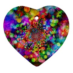 Background Color Pattern Structure Ornament (heart)