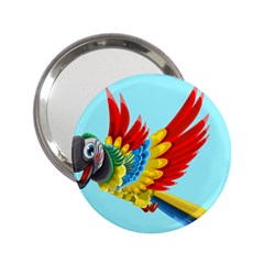 Parrot Animal Bird Wild Zoo Fauna 2 25  Handbag Mirrors by Sapixe