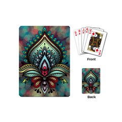 Decoration Pattern Ornate Art Playing Cards (mini)  by Nexatart