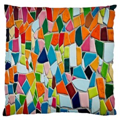 Mosaic Tiles Pattern Texture Standard Flano Cushion Case (two Sides)