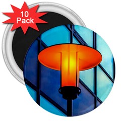 Orange Light 3  Magnets (10 Pack)  by FunnyCow
