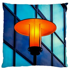 Orange Light Standard Flano Cushion Case (one Side) by FunnyCow
