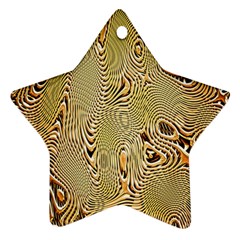 Pattern Abstract Art Star Ornament (two Sides)