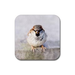 Do Not Mess With Sparrows Rubber Coaster (square)  by FunnyCow