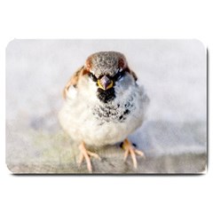 Do Not Mess With Sparrows Large Doormat  by FunnyCow