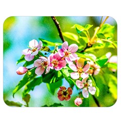 Crab Apple Flowers Double Sided Flano Blanket (medium)  by FunnyCow