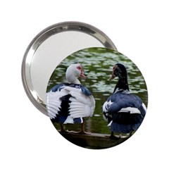 Muscovy Ducks At The Pond 2 25  Handbag Mirrors by IIPhotographyAndDesigns