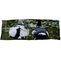 Muscovy Ducks At The Pond Body Pillow Case Dakimakura (two Sides) by IIPhotographyAndDesigns