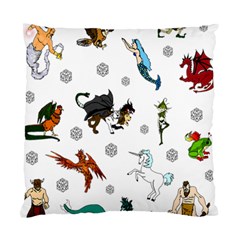 Dundgeon And Dragons Dice And Creatures Standard Cushion Case (two Sides) by IIPhotographyAndDesigns